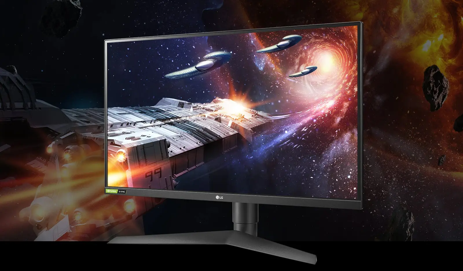 lg 27GN750-B monitor przod